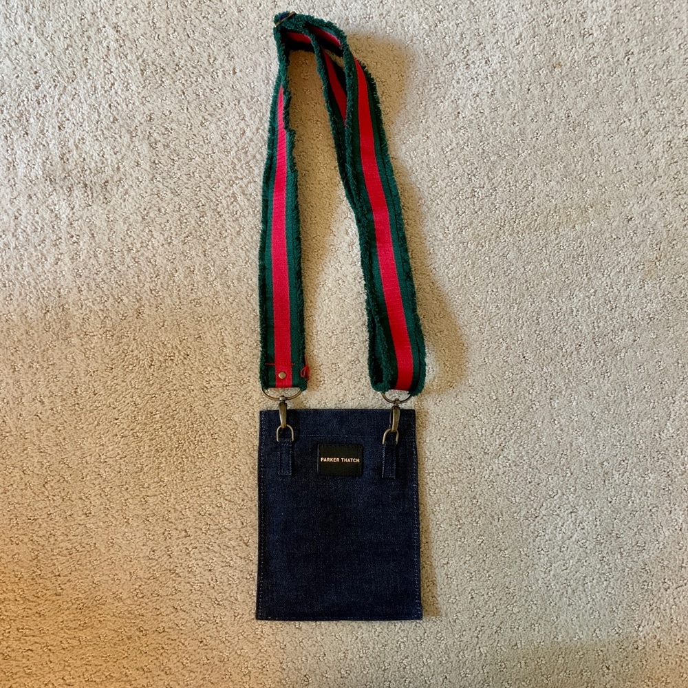 Parker Thatch The Sophie denim cellphone bag